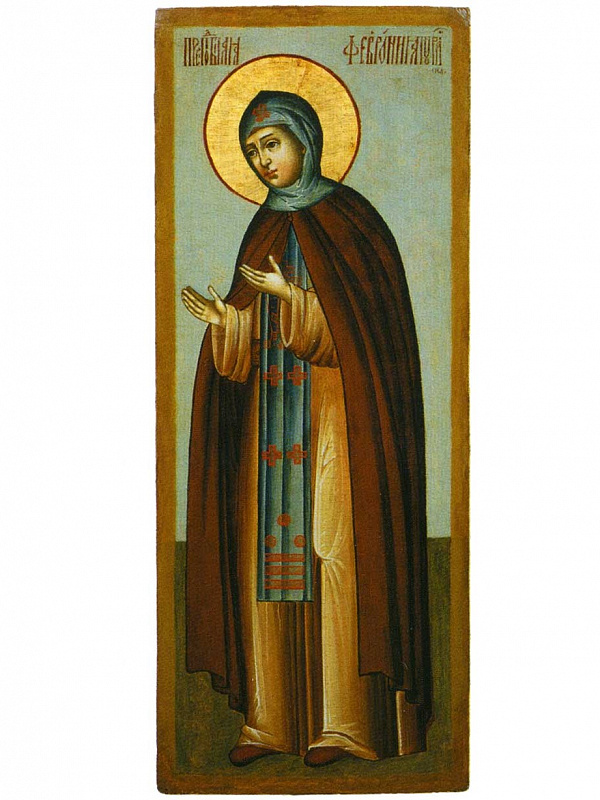 Преподобная Феврония Муромская (деисус)  