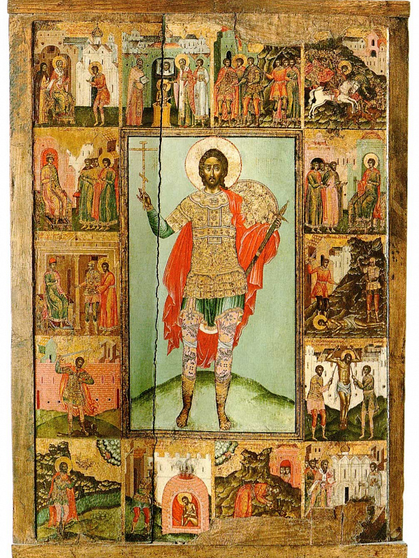 Великомученик Никита воин, с житием 