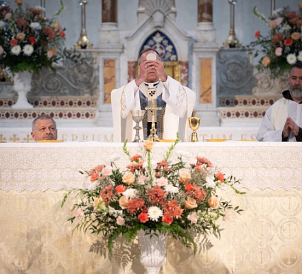 PHOTOS: 2025 Eucharistic Pilgrimage kicks off with packed Mass in Indianapolis