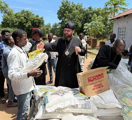 Русская Православная Церковь передала 46 тонн гуманитарной помощи для голодающих жителей Малави
