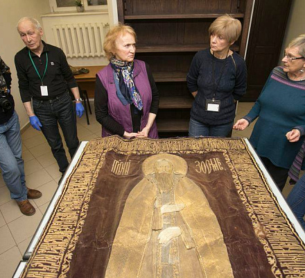 Il sudario del fondatore del monastero di Solovetsky è stato trovato nei magazzini del museo