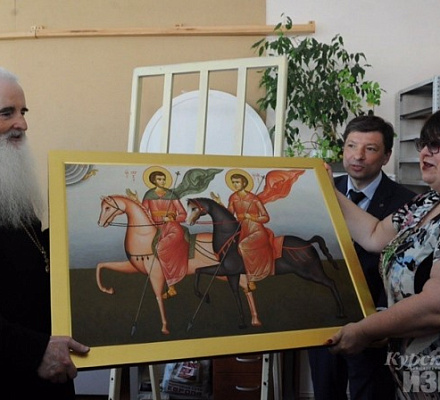 Un'icona per l'antico monastero di Maalula è stata dipinta di nuovo a Kursk