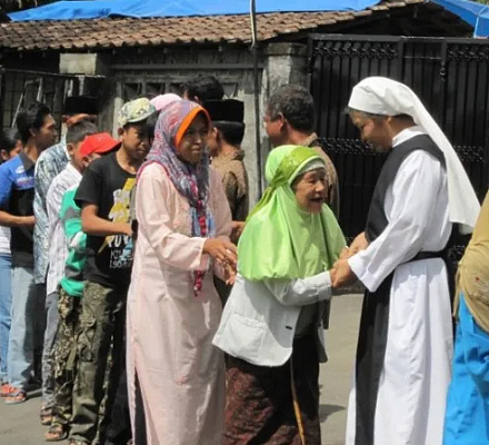 In Muslim Indonesia, a Catholic monastery has become part of the community