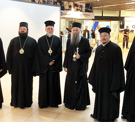 Патриарх Сербский Порфирий прибыл в дюссельдорфскую и немецкую епархии