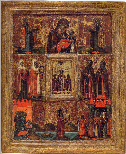 Богоматерь Муромская с избранными святыми