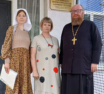 Патриаршая гуманитарная миссия передала гуманитарную помощь жителям Валуйского района Белгородской области