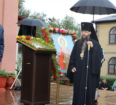 Una processione affollata ha avuto luogo nel Daghestan Kizlyar il giorno della città