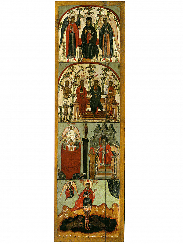 Лоно Авраамово (дверь в жертвенник; Ростов Великий)