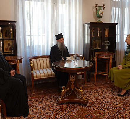 Патриарх Порфирий побеседовал с новым послом Сербии в Индонезии