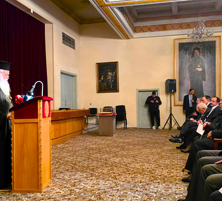 Приветствие Архиепископа Кипрского Георгиу на мероприятии по случаю годовщины Всесоюзного референдума