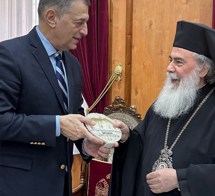 ВИЗИТ ГУБЕРНАТОРА АФОНА В ПАТРИАРХАТ