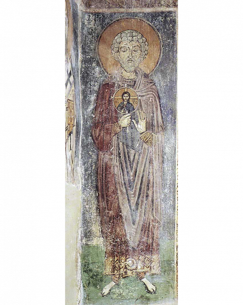 Великомученик Мина Котуанский, фреска